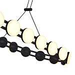 Люстра овальная с круглыми светодиодными источниками света Maxine Light варинант исполнения - 13 | Loft Concept в Твери