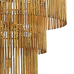 Люстра трёхъярусная золотого цвета Metal Tentacles варинант исполнения - 2 | Loft Concept в Твери