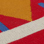 Плед хлопковый по мотивам чувашских орнаментов Ural and Siberian Patterns варинант исполнения - 4 | Loft Concept в Твери