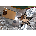 Дизайнерский ковер в виде звезды Poltronova Tappeto Stellina  Navy Blue Grey Rug варинант исполнения - 3 | Loft Concept в Твери