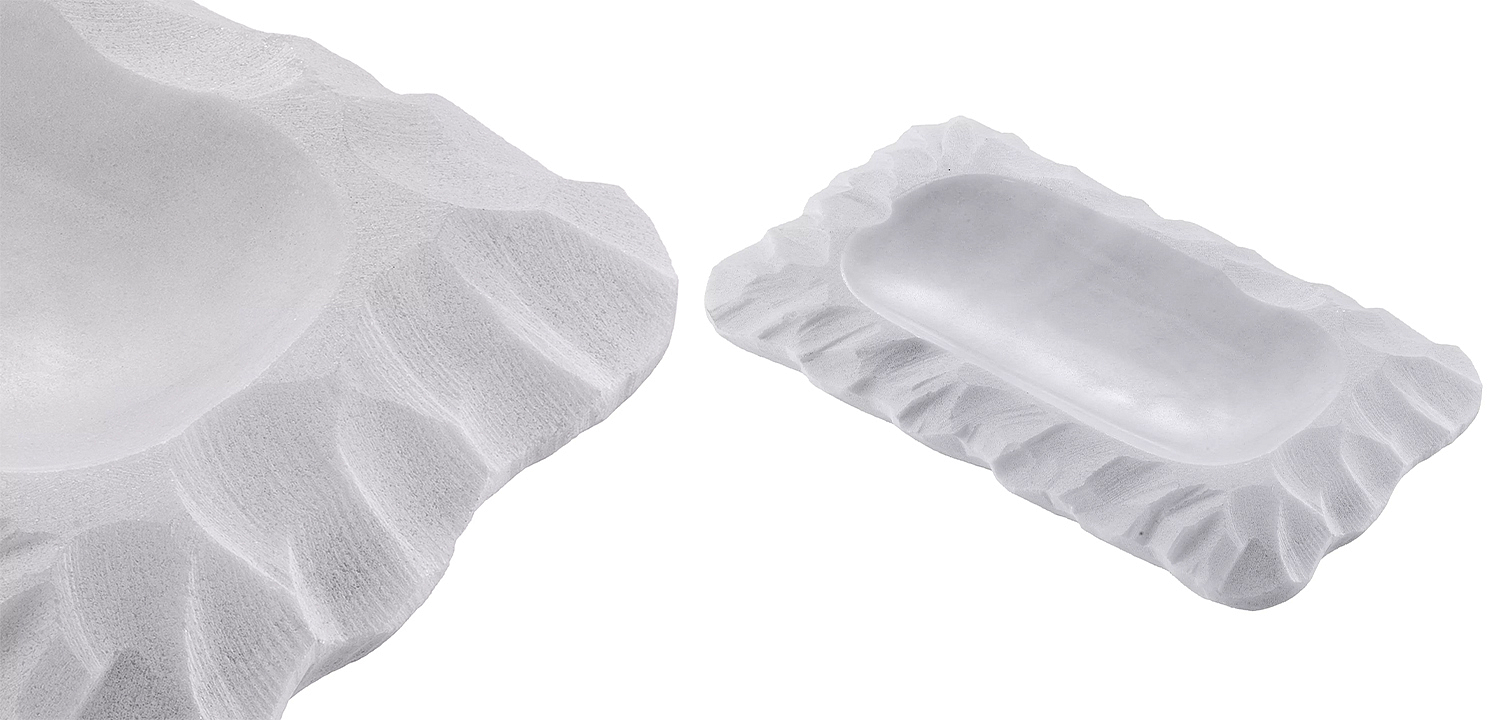 Поднос Eichholtz Tray Mauro White Поднос Eichholtz Tray Mauro White - Loft-Concept в Твери