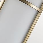 Бра с геометрическим каркасом и матовым белым цилиндрическим плафоном Feiss варинант исполнения - 4 | Loft Concept в Твери