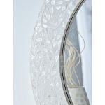 Зеркало круглое инкрустированное раковинами устриц Bone Inlay Dome Mirror White варинант исполнения - 4 | Loft Concept в Твери