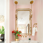 Зеркало в золотой раме Arched Mirror варинант исполнения - 1 | Loft Concept в Твери