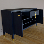 Комод-буфет Elsa Dreams Blue с открытыми полками   варинант исполнения - 6 | Loft Concept в Твери