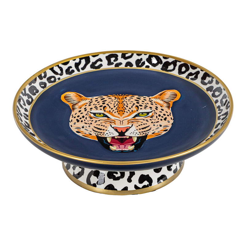 Блюдо фарфоровое Гепард Serengeti Мульти в Твери | Loft Concept 