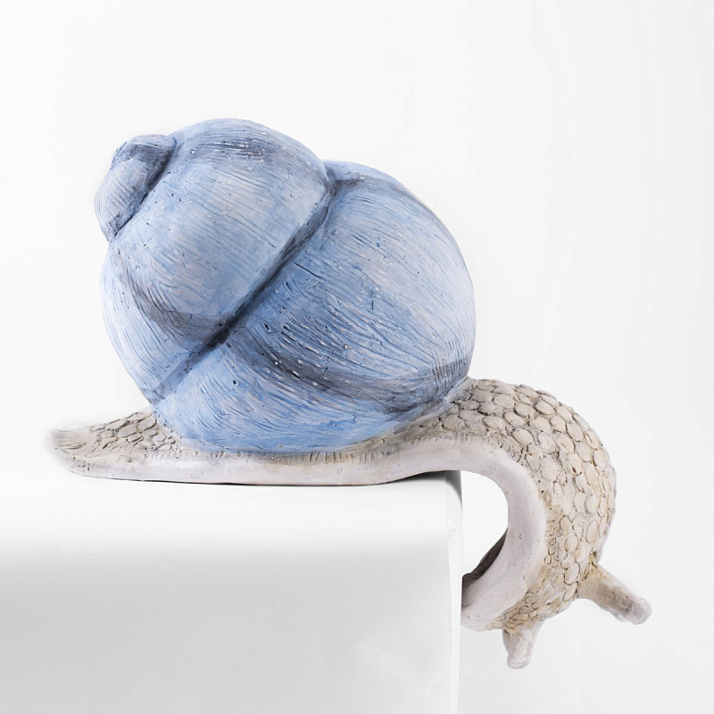 Статуэтка Большая улитка Snail Голубой пастельный Статуэтка Большая улитка Snail Голубой пастельный в Твери | Loft Concept