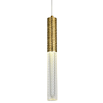 Подвесной светильник латунь Dew Drops Tube Brass Hanging Lamp варинант исполнения - 1 | Loft Concept в Твери