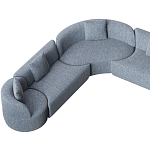 Угловой модульный диван Calypso с поворотным механизмом  варинант исполнения - 8 | Loft Concept в Твери