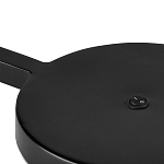 Настольная лампа с черным каркасом и белым тканевым абажуром в форме конуса Stylish Solution варинант исполнения - 2 | Loft Concept в Твери