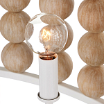 Люстра в форме цилиндра с вставками из деревянных бусин Wooden Beads варинант исполнения - 4 | Loft Concept в Твери