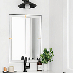 Зеркало прямоугольное в черной раме Gwendelyn варинант исполнения - 3 | Loft Concept в Твери