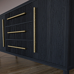 Буфет Primo с тремя ящиками и двумя фасадами Черный дуб варинант исполнения - 7 | Loft Concept в Твери