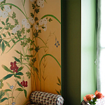 Обои ручная роспись Four Seasons Original colourway on painted Xuan paper with gold ombre варинант исполнения - 2 | Loft Concept в Твери