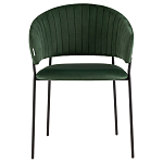 Стул в велюре зеленого цвета Horizon варинант исполнения - 2 | Loft Concept в Твери