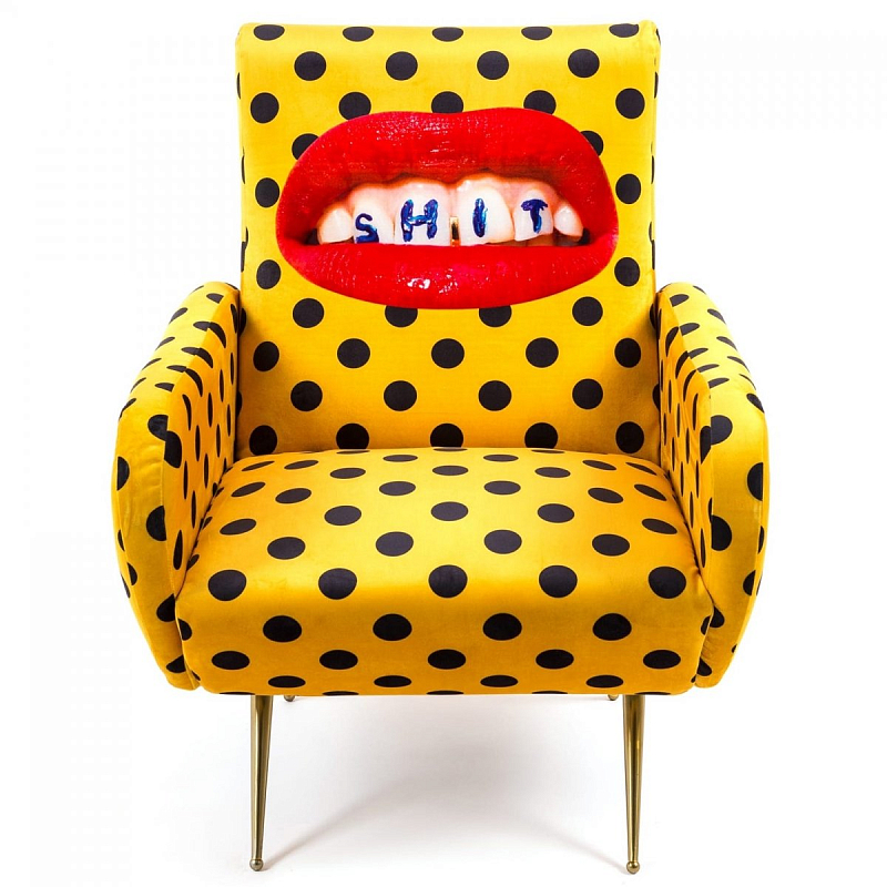 Кресло Seletti Armchair Shit Желтый Латунь Кресло Seletti Armchair Shit Желтый Латунь в Твери | Loft Concept