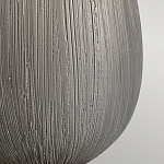 Настольная лампа с белым цилиндрическим абажуром и серебристым овальным основанием Quintiesse варинант исполнения - 4 | Loft Concept в Твери