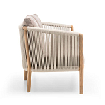 Дизайнерский уличный диван из массива дерева BOBOLI Sofa варинант исполнения - 4 | Loft Concept в Твери