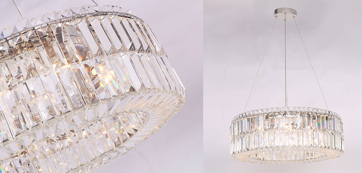 Люстра Darleen Crystal Nickel Chandelier 12 Люстра Darleen Crystal Nickel Chandelier 12 - Loft-Concept в Твери