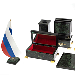 Настольный письменный набор из нефрита в подарочной коробке Victorious варинант исполнения - 7 | Loft Concept в Твери