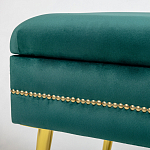 Мягкая банкетка с зоной для хранения Casket Green варинант исполнения - 2 | Loft Concept в Твери