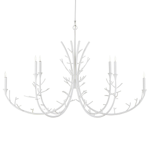 Люстра белая в виде веток White Natural Lines