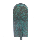 Часы погон ВС подарочные настольные из натурального камня Змеевик Military Clock варинант исполнения - 6 | Loft Concept в Твери