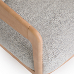 Кресло с каркасом из массива ясеня Deniaud Ash Grey Armchair варинант исполнения - 5 | Loft Concept в Твери