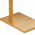 Торшер с прямоугольным абажуром на золотом металлическом каркасе Rectangular Plane  варинант исполнения - 3 | Loft Concept в Твери