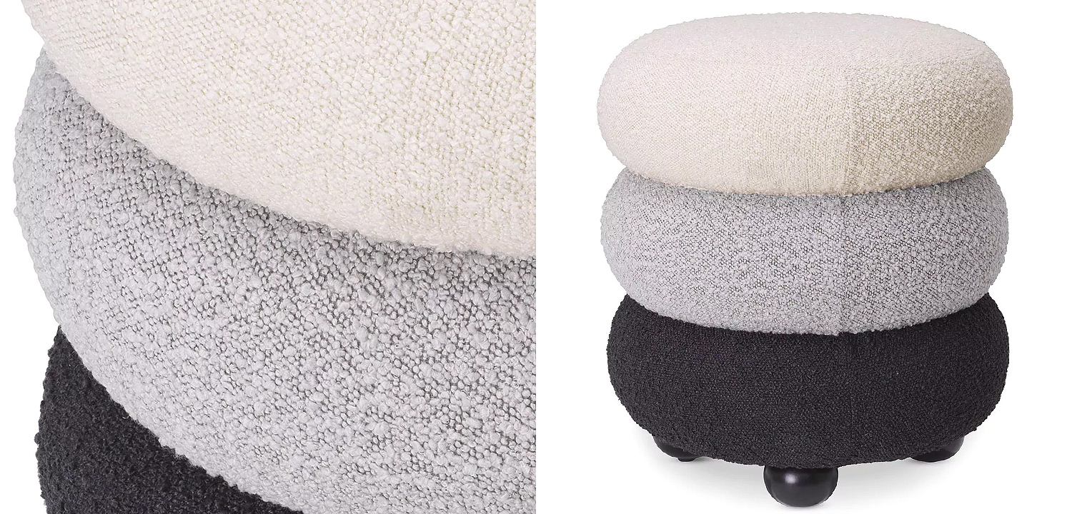 Пуф Eichholtz Stool Tulum Boucle Пуф Eichholtz Stool Tulum Boucle - Loft-Concept в Твери