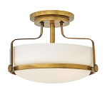 Потолочный светильник с круглым матовым белым плафоном Hinkley варинант исполнения - 5 | Loft Concept в Твери