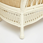 Комплект уличной мебели из ротанга Clara белый варинант исполнения - 6 | Loft Concept в Твери