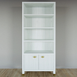 Книжный Стеллаж Elsa Dreams White с задней стенкой варинант исполнения - 5 | Loft Concept в Твери