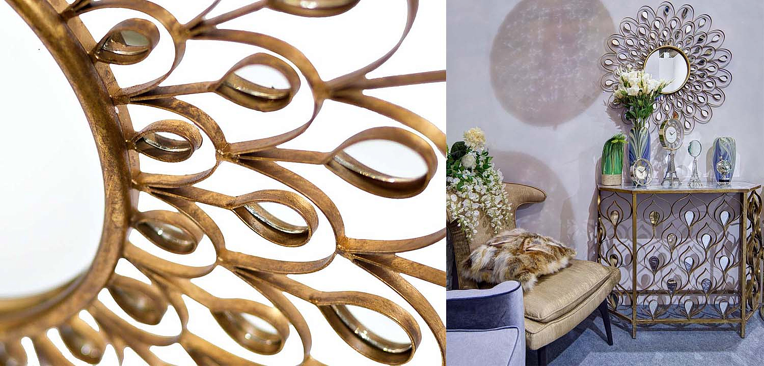 Зеркало Mirror Peacock Feathers Зеркало Mirror Peacock Feathers - Loft-Concept в Твери
