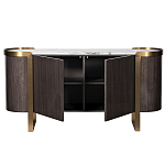 Комод  округлой формы с дверцами Chest of Precious Breed варинант исполнения - 1 | Loft Concept в Твери