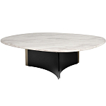 Стол журнальный овальный с контрастным основанием Subsequence варинант исполнения - 1 | Loft Concept в Твери