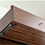 Стол рабочий округлой формы с 3-мя ящиками  Working Moonnut Table варинант исполнения - 4 | Loft Concept в Твери