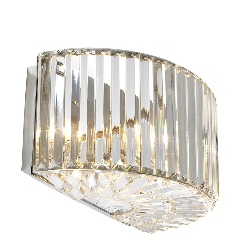 Бра Wall Lamp Infinity Nickel Никель Прозрачное Стекло в Твери | Loft Concept 