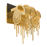 Бра с перфорированными металлическими дугами и цепочками 22 см Atlantis Chain варинант исполнения - 1 | Loft Concept в Твери