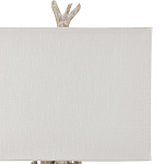 Настольная лампа с каркасом в виде веток деревьев с абажуром из ткани Natural Driftwood варинант исполнения - 3 | Loft Concept в Твери