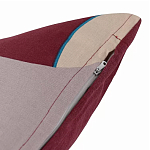 Подушка декоративная хлопковая с абстрактным принтом Elysian Flow Terra варинант исполнения - 4 | Loft Concept в Твери