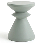 Светло-серый приставной столик из массива AMORPHOUS варинант исполнения - 1 | Loft Concept в Твери