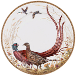 Тарелка закусочная из фарфора с изображением животных Hunting Porcelain Collection варинант исполнения - 1 | Loft Concept в Твери