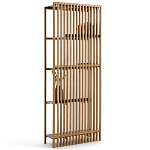 Стеллаж из дерева и метала Furniture Gutter and Lattice Rack варинант исполнения - 3 | Loft Concept в Твери