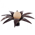 Настольная лампа черная INDONESIAN LAMPS варинант исполнения - 1 | Loft Concept в Твери