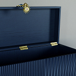 Большой дизайнерский Сундук Elsa Dreams Blue варинант исполнения - 3 | Loft Concept в Твери