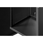 Полка навесная открытая цвета графит Strict Lines  варинант исполнения - 7 | Loft Concept в Твери