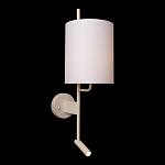 Бра с цилиндрическим тканевым абажуром и регулируемым спотом Pure Cylinder варинант исполнения - 1 | Loft Concept в Твери