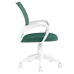 Офисное кресло с основанием из белого пластика Desk chairs Green варинант исполнения - 3 | Loft Concept в Твери