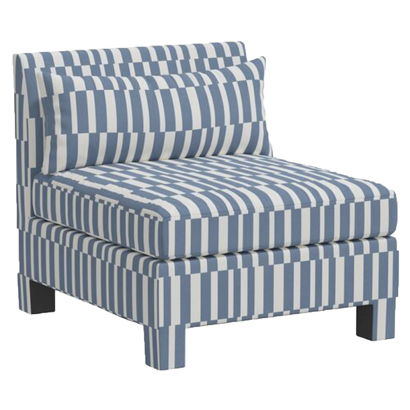 Кресло без подлокотника Naratein Белый Голубой в Твери | Loft Concept 